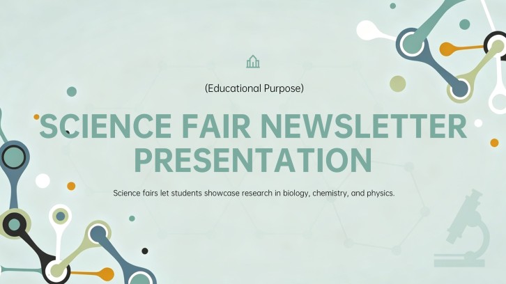 Science Fair Newsletter Presentation
