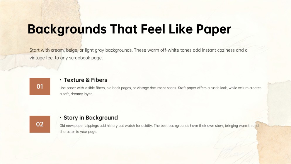 Scrapbook Style Wrapped Theme Presentation