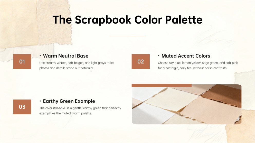 Scrapbook Style Wrapped Theme Presentation