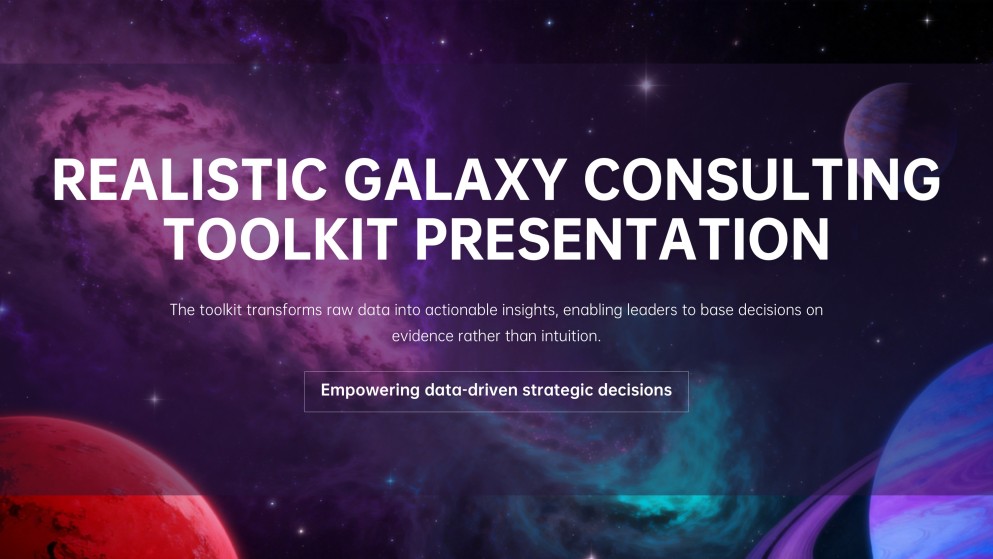 Kit de Consultoria Realista “Galaxy” para Apresentações