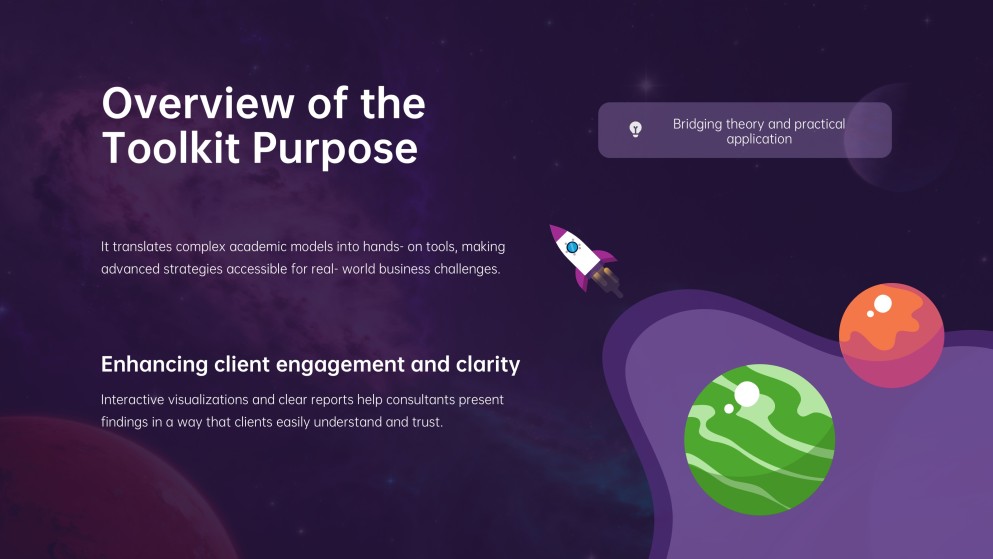 Kit de Consultoria Realista “Galaxy” para Apresentações