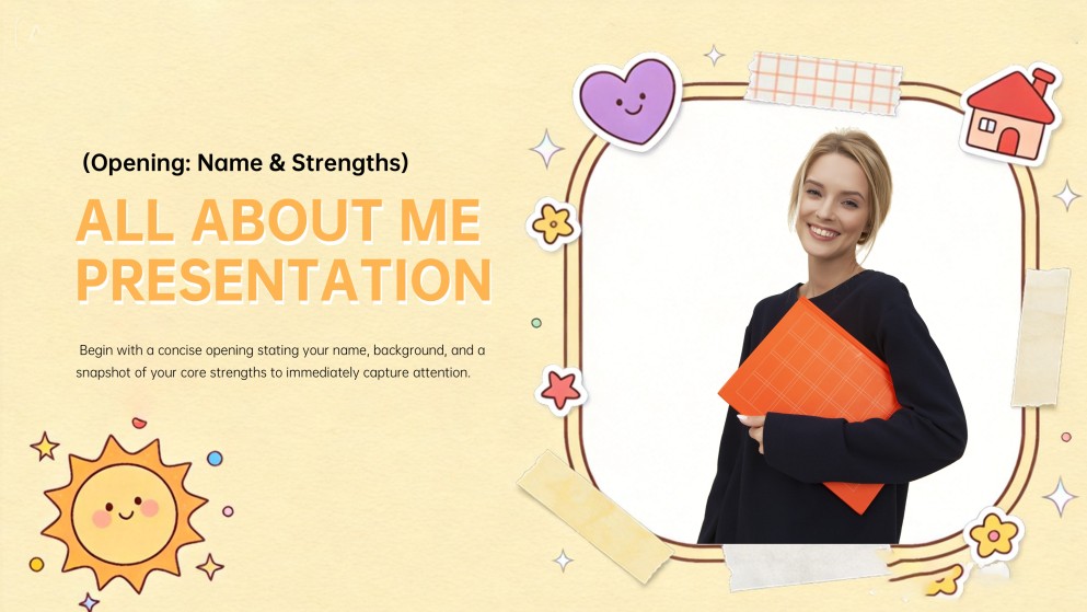 All About Me for Teachers Presentation