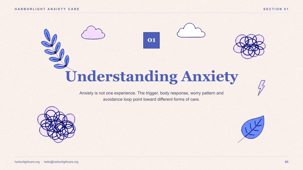 Anxiety Treatment Center Promotion Presentation
