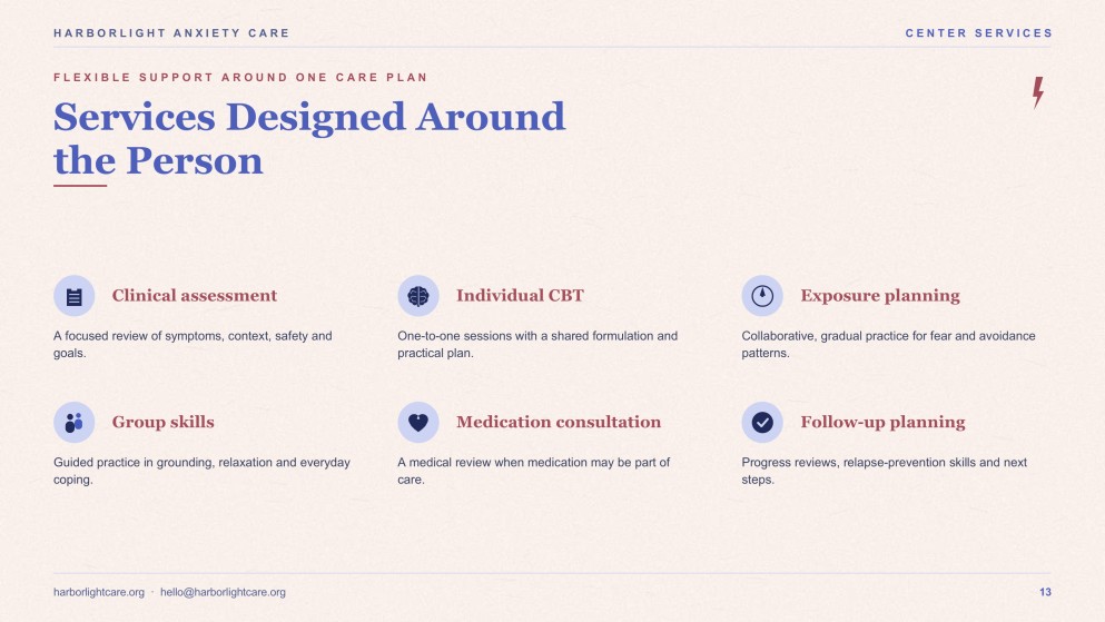 Anxiety Treatment Center Promotion Presentation