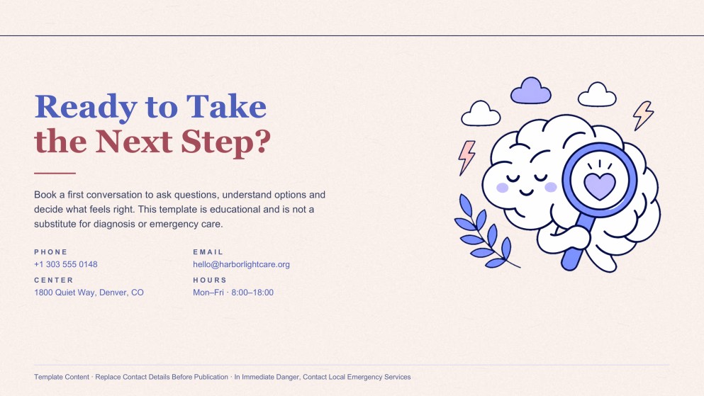 Anxiety Treatment Center Promotion Presentation