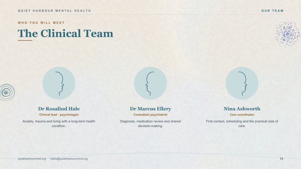 Mental Health Clinic Introduction Presentation
