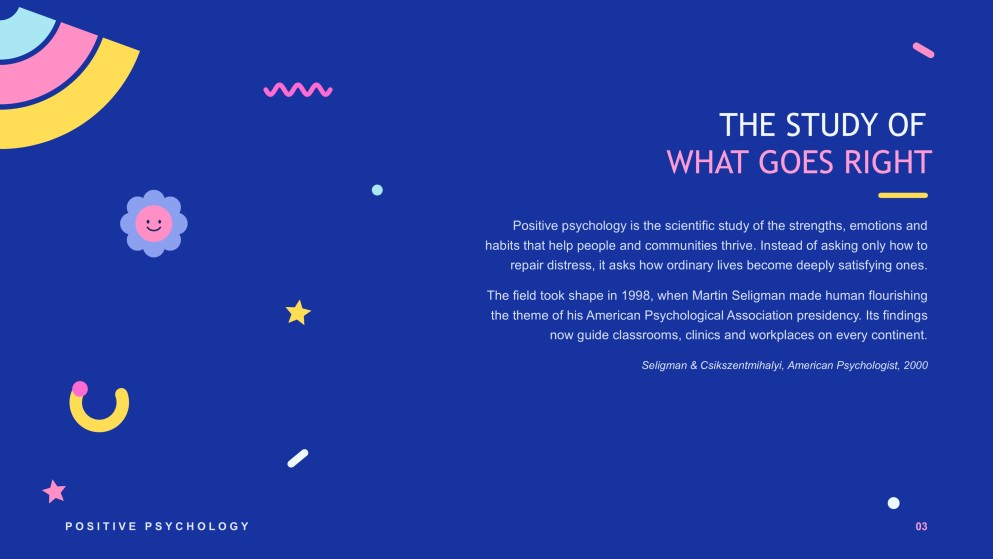 Positive Psychology Lesson Presentation