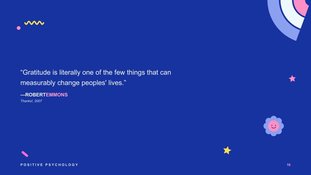 Positive Psychology Lesson Presentation