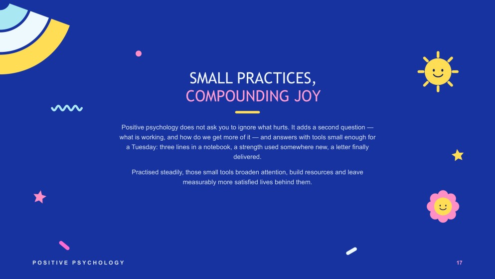 Positive Psychology Lesson Presentation
