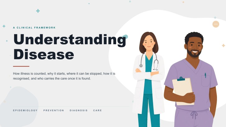 Disease Theme with Medical Characters
