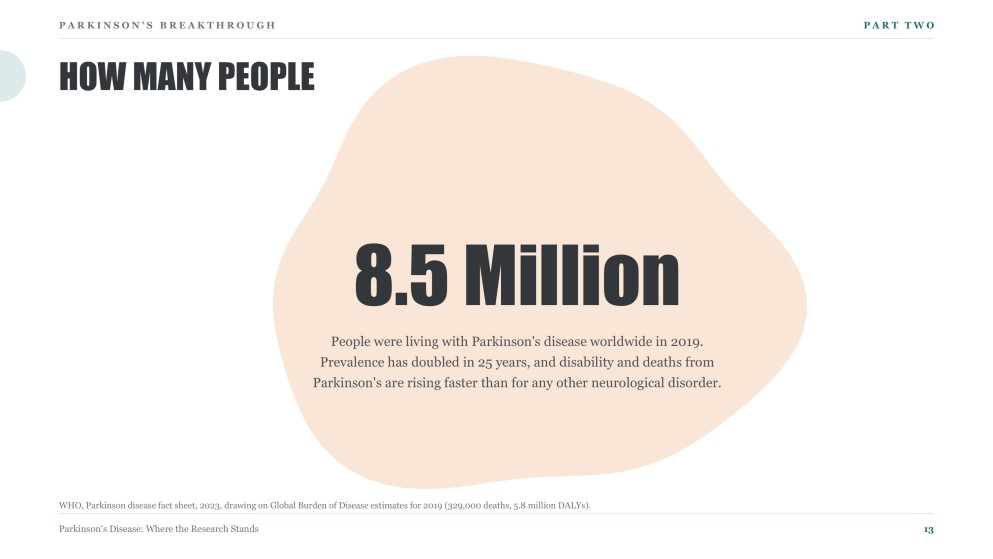 Parkinson's Disease Breakthrough Presentation
