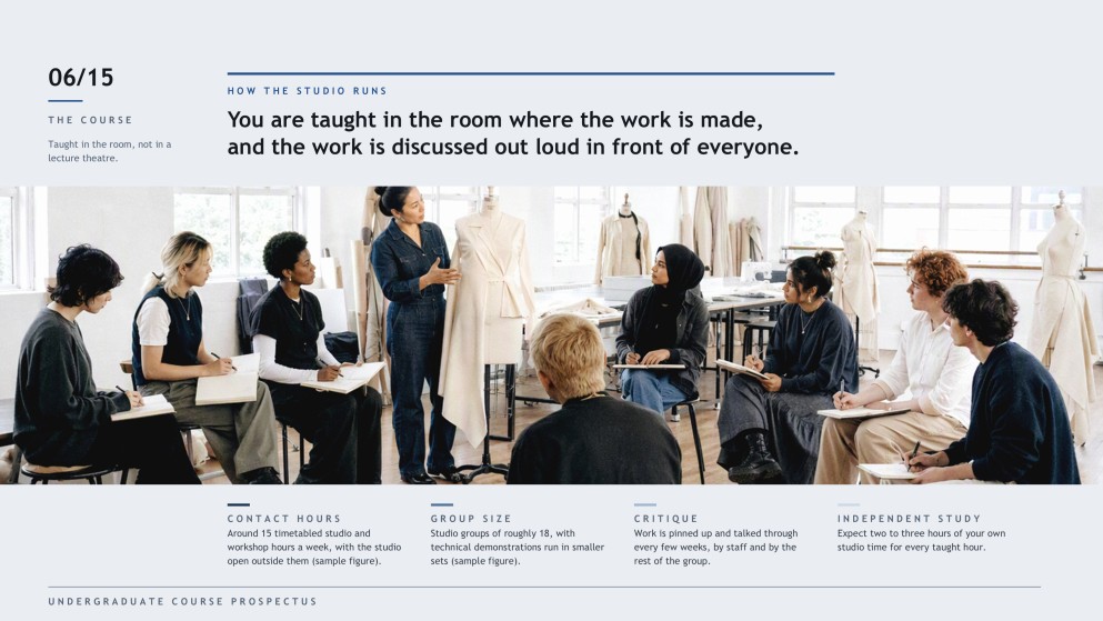 Présentation de la filière Design de mode/Conception de vêtements