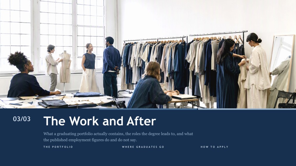 Présentation de la filière Design de mode/Conception de vêtements