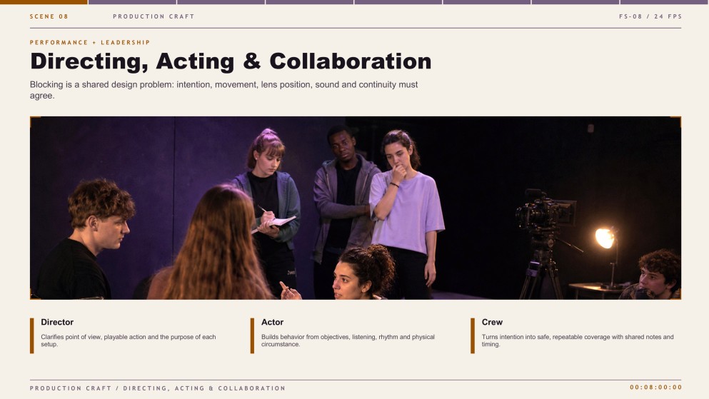 Spécialisation en cinéma et audiovisuel pour une présentation universitaire