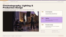 Spécialisation en cinéma et audiovisuel pour une présentation universitaire