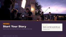 Spécialisation en cinéma et audiovisuel pour une présentation universitaire