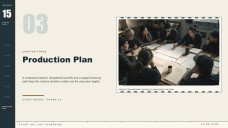 Präsentation eines Projektvorschlags für ein Filmskript