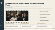 Präsentation eines Projektvorschlags für ein Filmskript