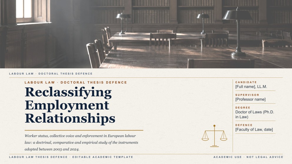 Labor Law Thesis Defense Presentation