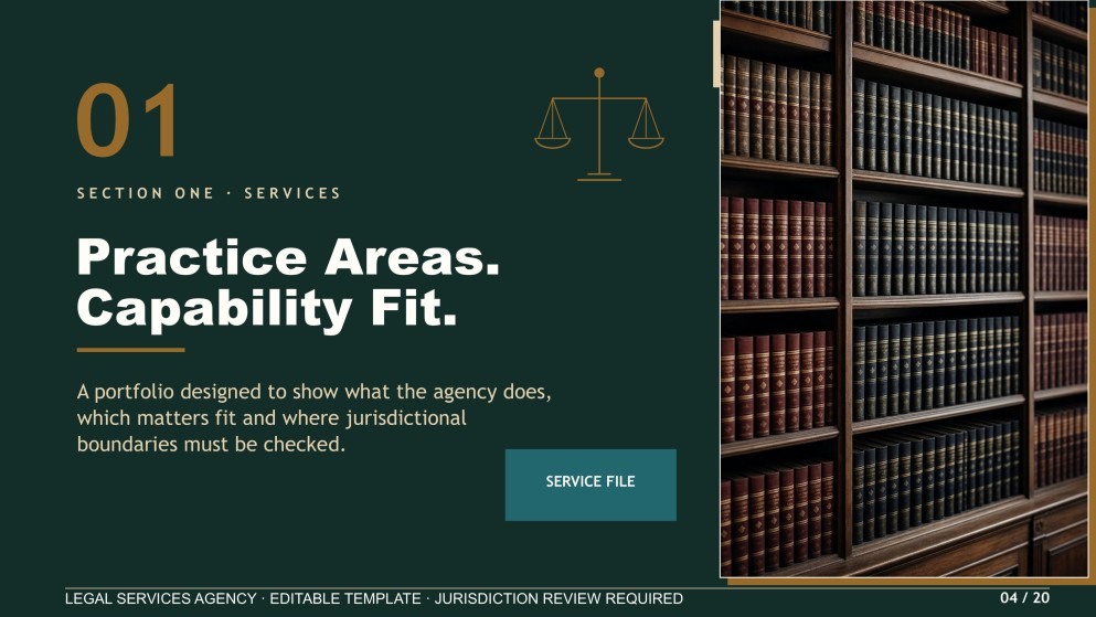 Legal Services Agency Promotion Presentation