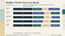 Middle School Planner Template