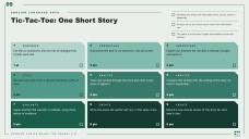Student Choice Board for Middle School Presentation