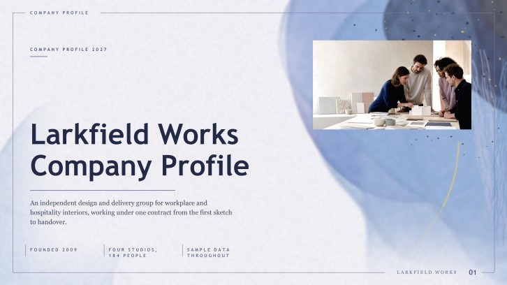 Watercolor Company Profile Presentation