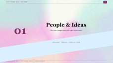 Watercolor Conference-Style Presentation