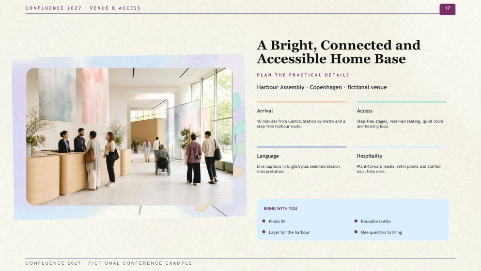 Watercolor Conference-Style Presentation