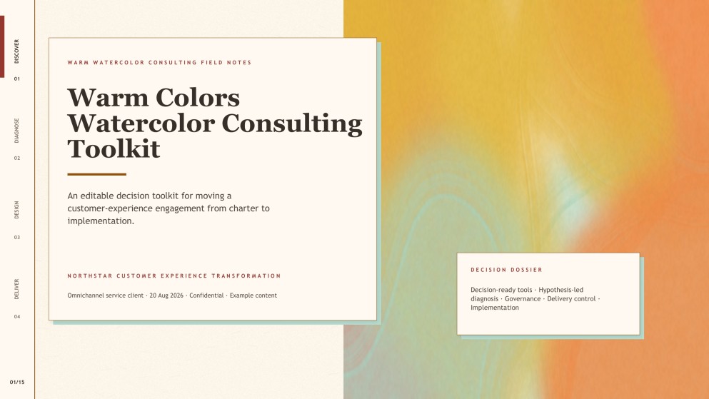 Watercolor Consulting Presentation Toolkit