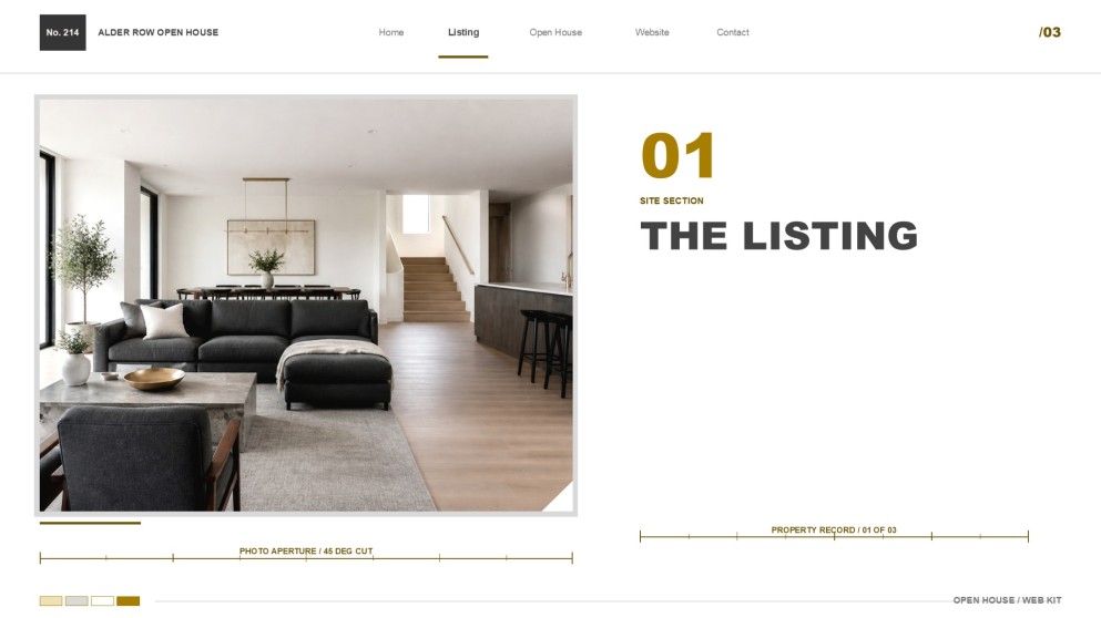 Präsentation: Webdesign für Immobilien-Open-House