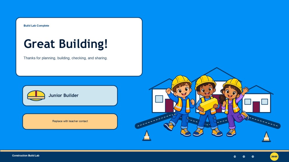 Construction Projects and Activities for Pre-K Presentation