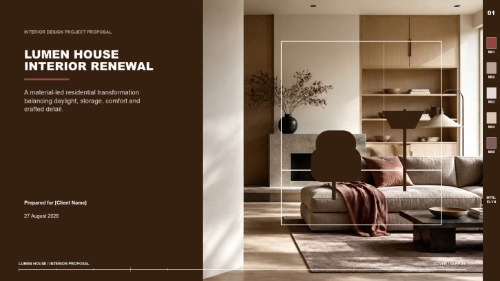Interior Design Project Proposal Presentation