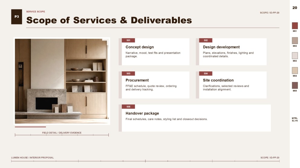 Interior Design Project Proposal Presentation