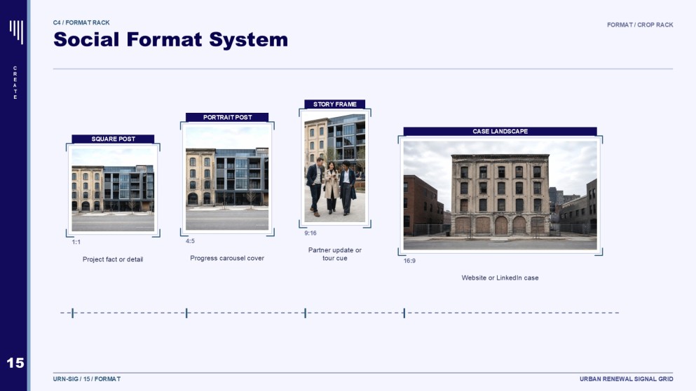 Redevelopment of Real Estate Social Media Strategy Presentation