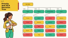 Customer Service Decision Tree Infographics