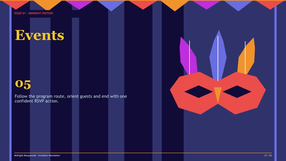 Convite para Newsletter de Festa à Fantasia