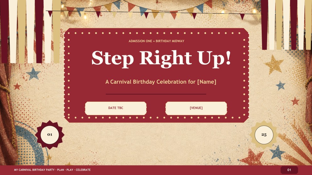 My Carnival Birthday Party Presentation