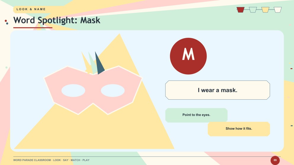 Carnival Vocabulary for Pre-K Presentation