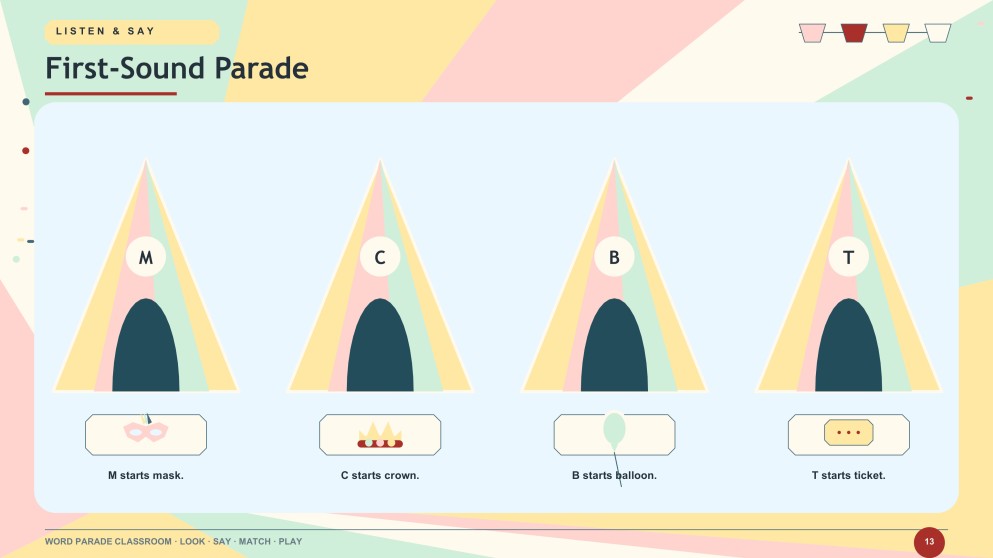 Carnival Vocabulary for Pre-K Presentation