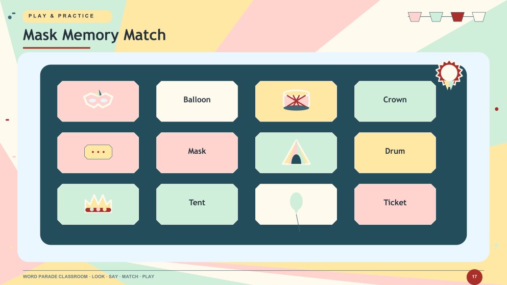 Carnival Vocabulary for Pre-K Presentation