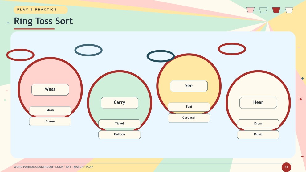 Carnival Vocabulary for Pre-K Presentation