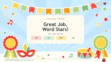 Carnival Vocabulary for Pre-K Presentation