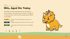 Dinosaur Birthday Party Presentation