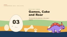 Dinosaur Birthday Party Presentation