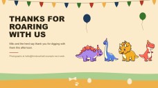 Dinosaur Birthday Party Presentation