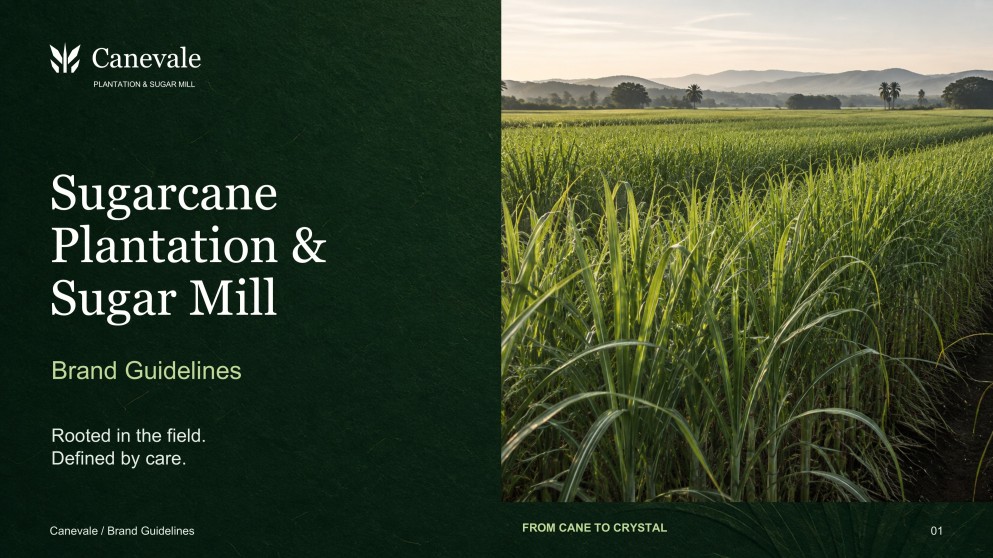 Sugarcane Plantation & Sugar Mill Presentation