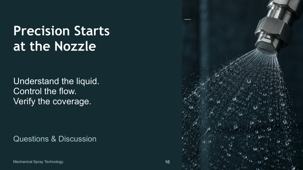 Mechanical Spray Technology Presentation