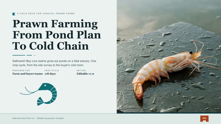 Prawn Farming Business Plan Presentation