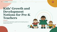 Kids Growth and Development Notions for Pre-K Teachers Presentation